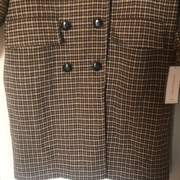 Brand new houndstooth double breasted coat - Picture 4 of 5